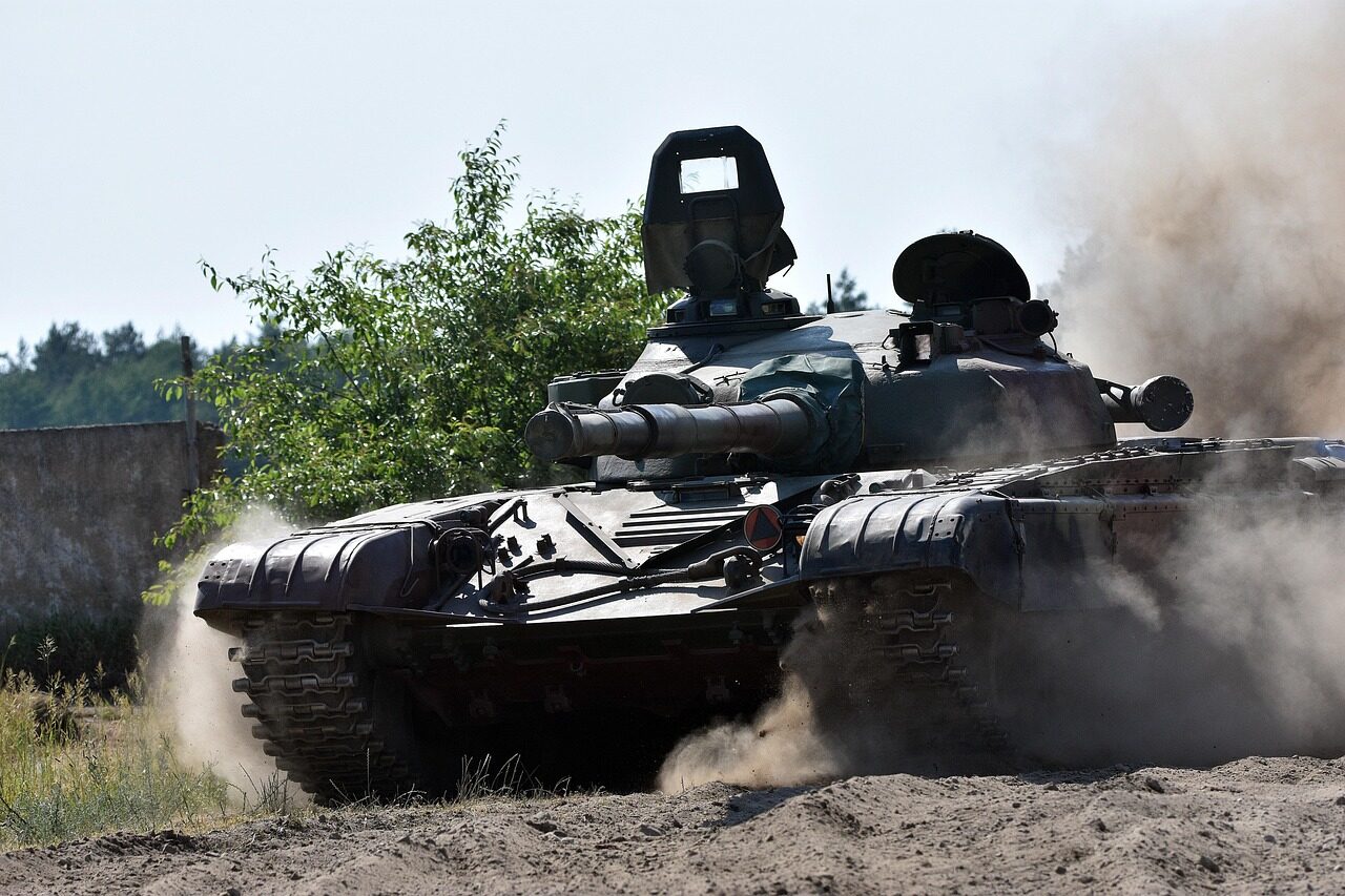 main battle tank, military vehicle, military exercises